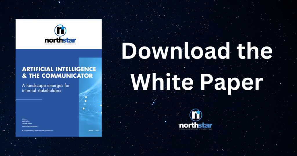 Artificial Intelligence & the Communicator White Paper