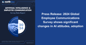 Press Release: 2024 Global Employee Communications Survey shows significant changes in AI attitudes, adoption